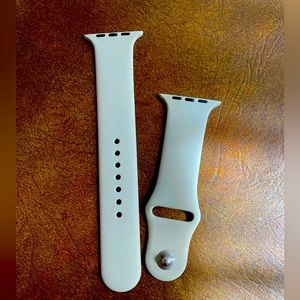 Grey large Apple Watch strap